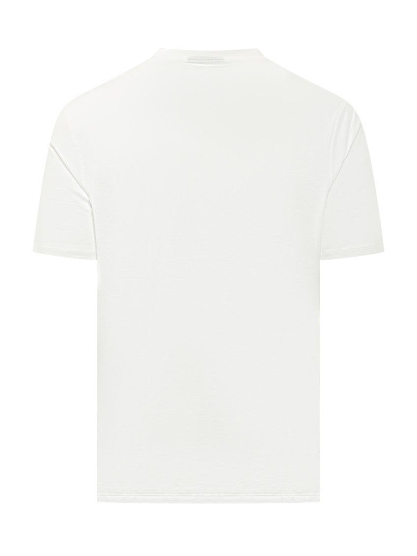 White Crew Neck T-Shirt 2