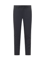 Blue Slim Flat Front Pants 1