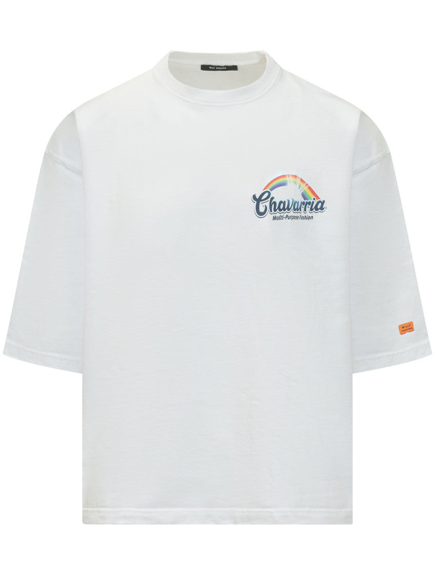 White Crew Neck T-Shirt 1