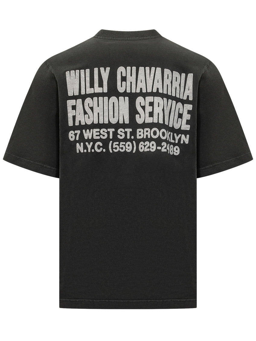 Black Crew Neck T-Shirt 2