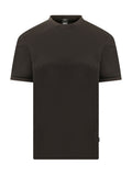 Black Solid Crew Neck T-Shirt 1
