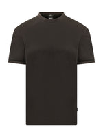 Black Solid Crew Neck T-Shirt 1