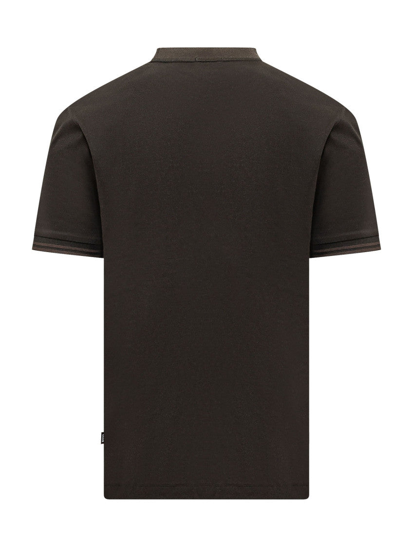 Black Solid Crew Neck T-Shirt 2
