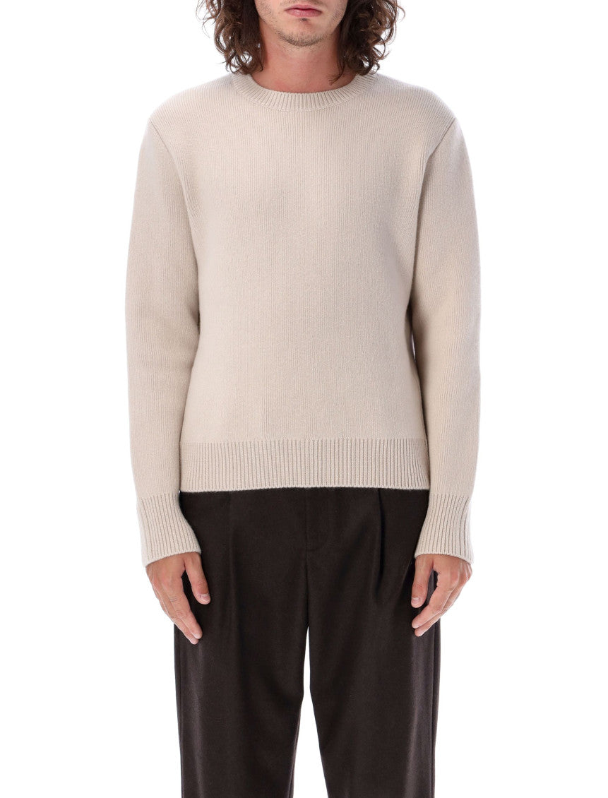 Light Grey KNIT CREW NECK 1