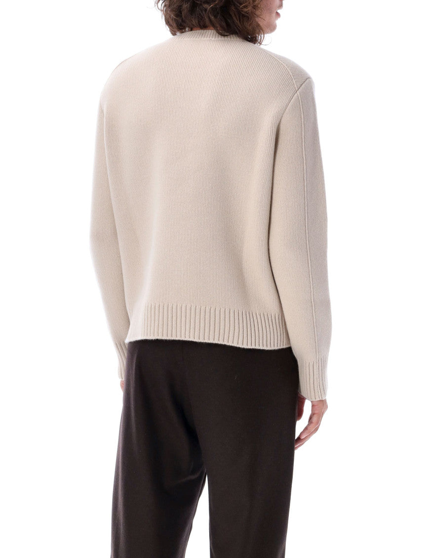 Light Grey KNIT CREW NECK 2