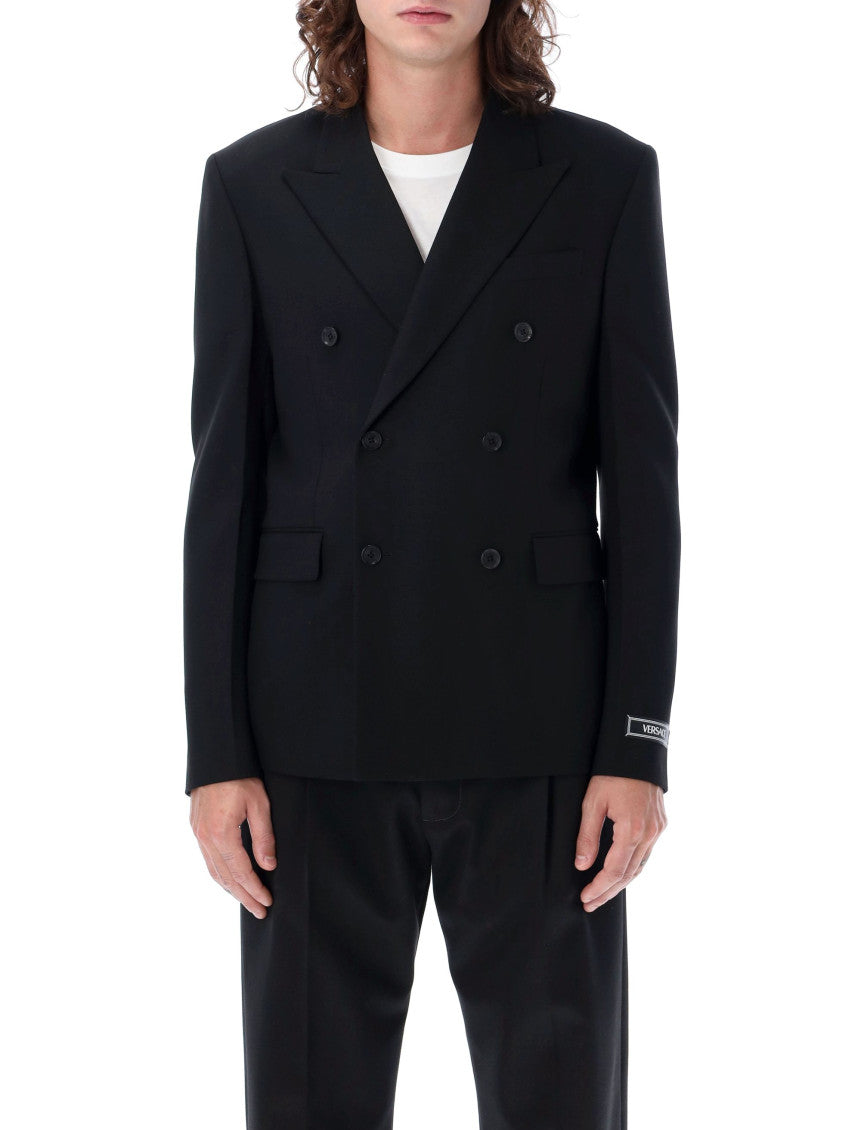 Black Double Breasted Blazer 1