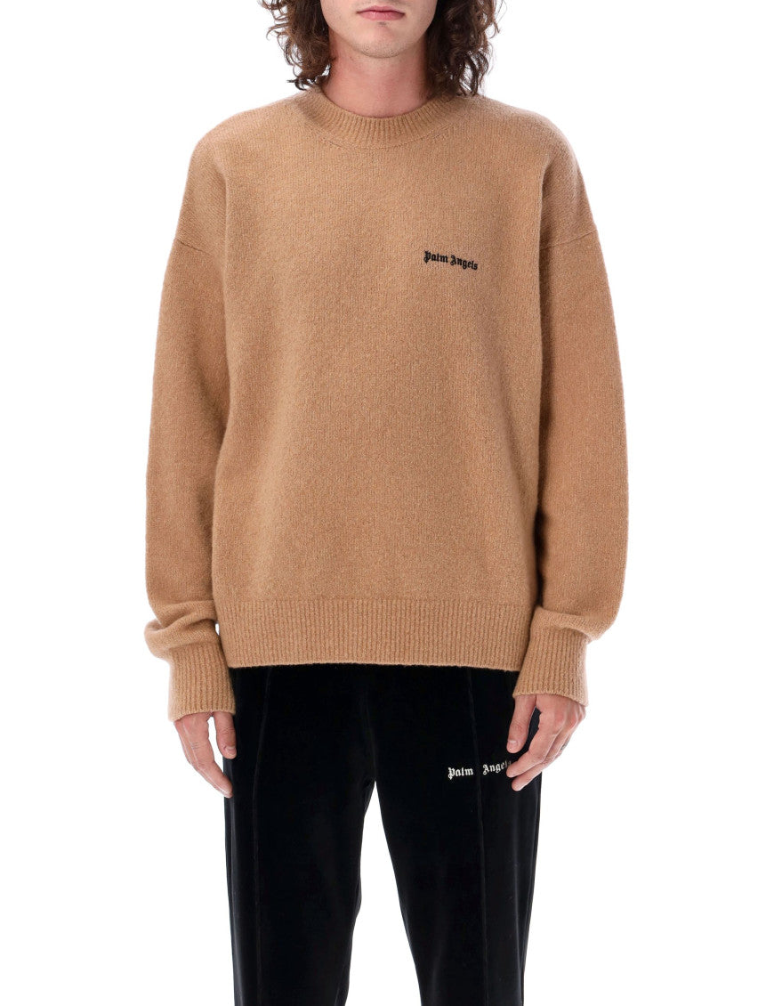Brown BASIC LOGO SWEATER 1