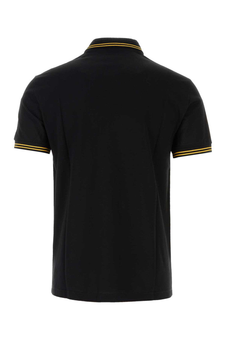 Black Embroidered Polo Shirt 2