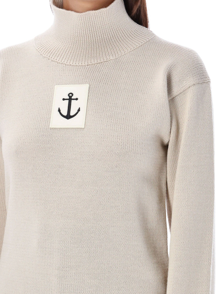 Natural Logo Patch Sweater 3