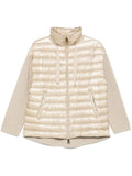 Beige panelled jacket 1