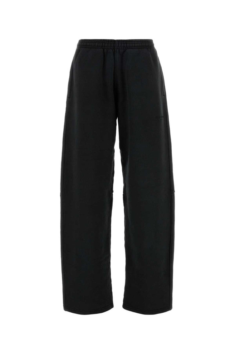 Black Cotton Joggers 1