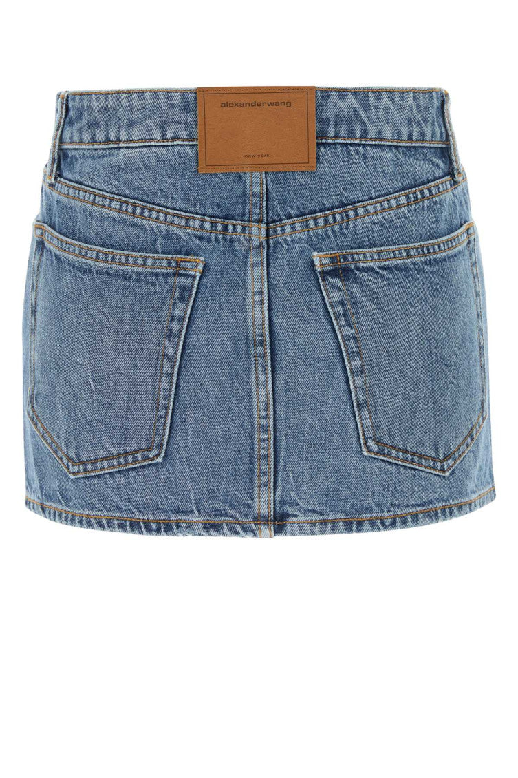 Blue Prestyle mini skirt 2