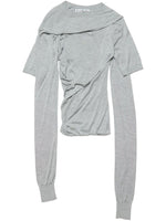 Grey asymmetrical Top 1