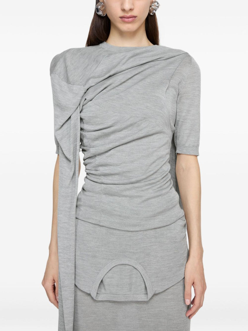 Grey asymmetrical Top 2