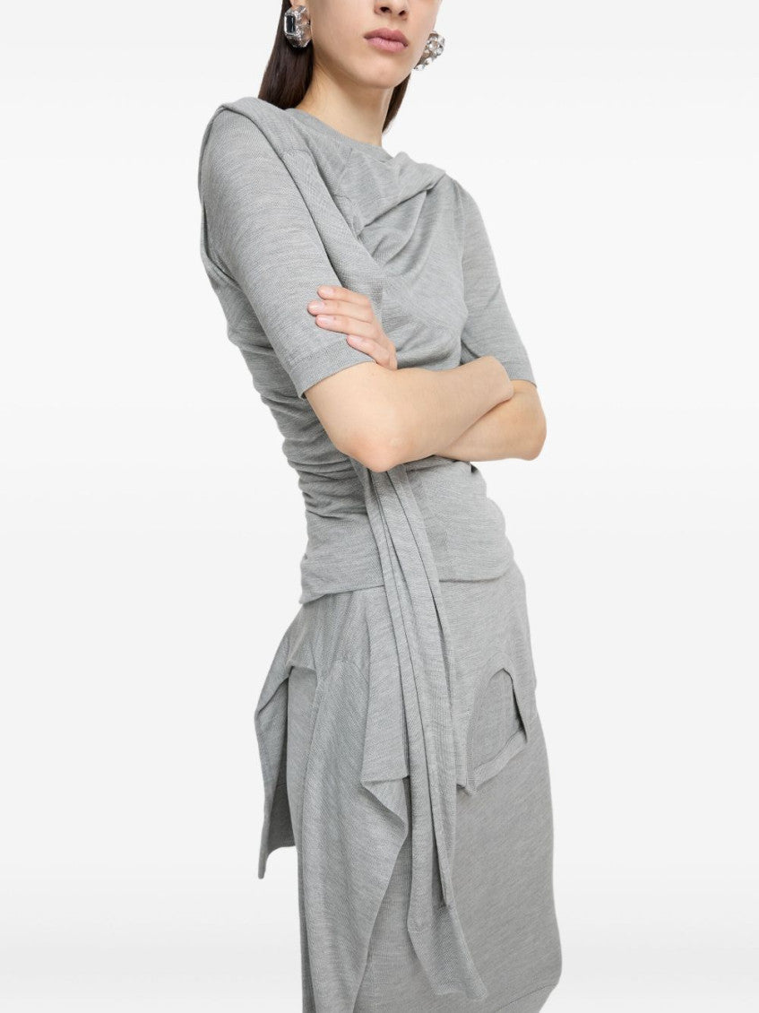 Grey asymmetrical Top 5