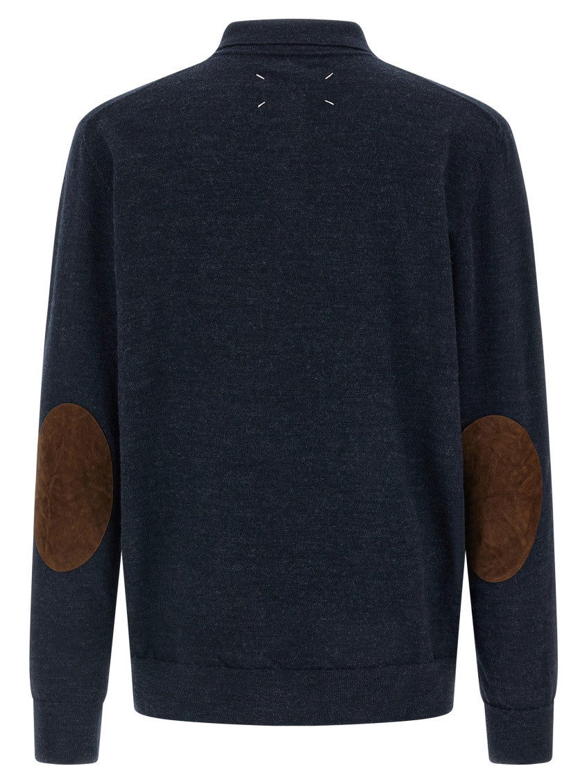 Blue Suede Patch Polo 2
