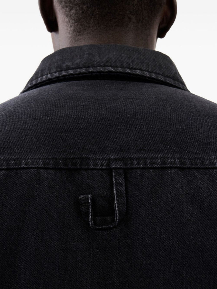 Black Denim Button Up Shirt 2