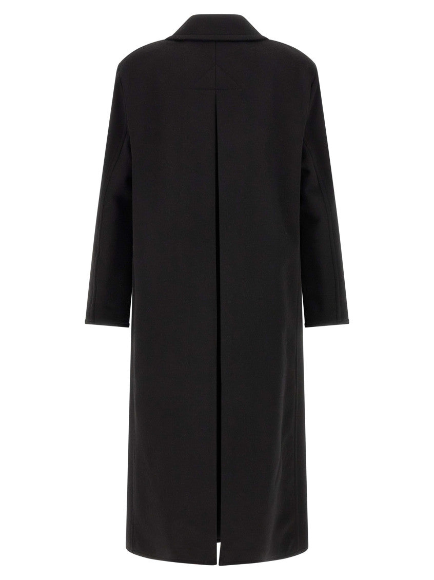 Black Tailored Trench Coat 2