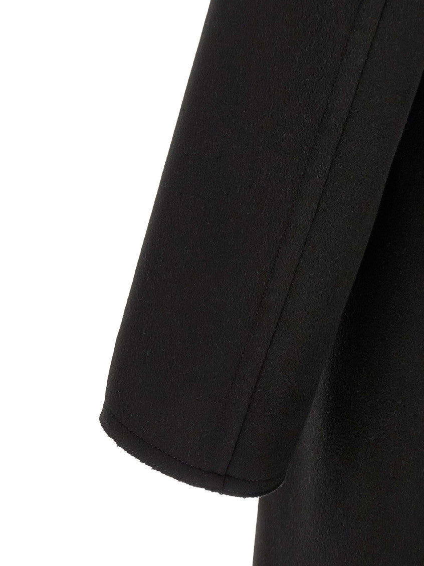 Black Tailored Trench Coat 4
