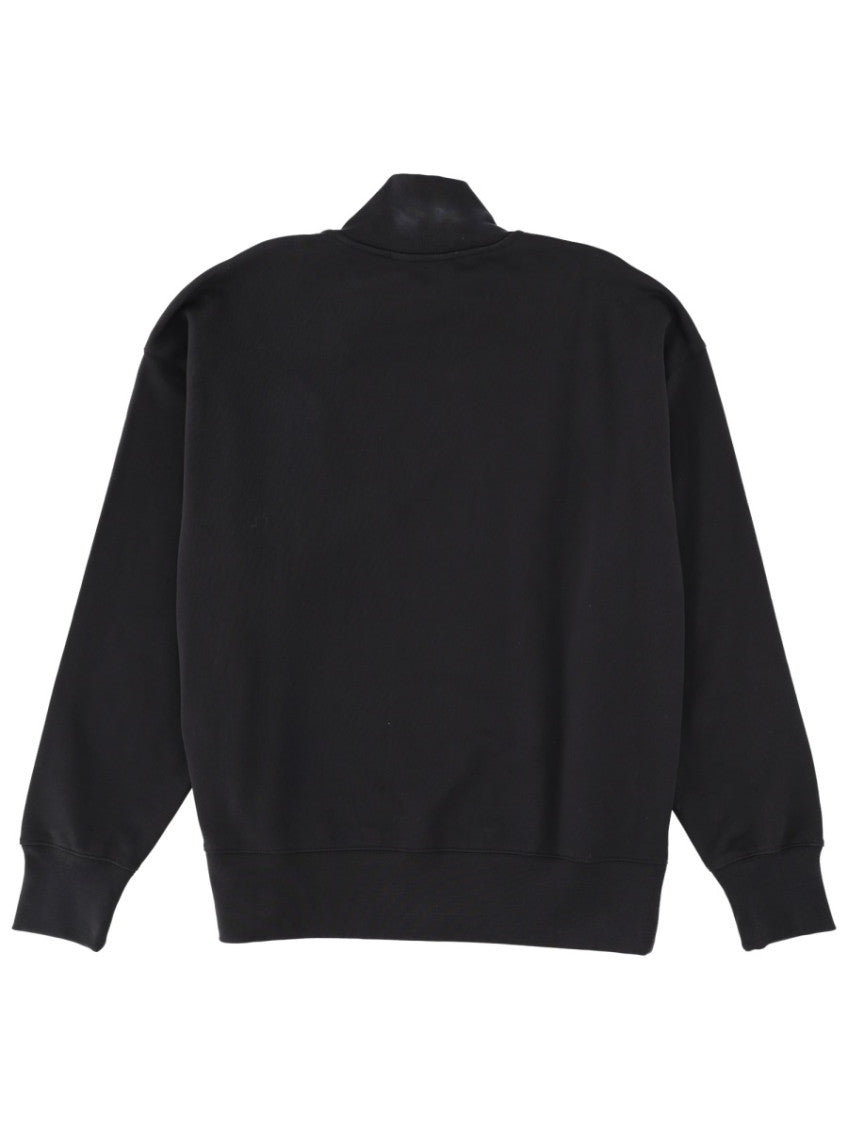 Black Mock Collar Sweatshirt 2