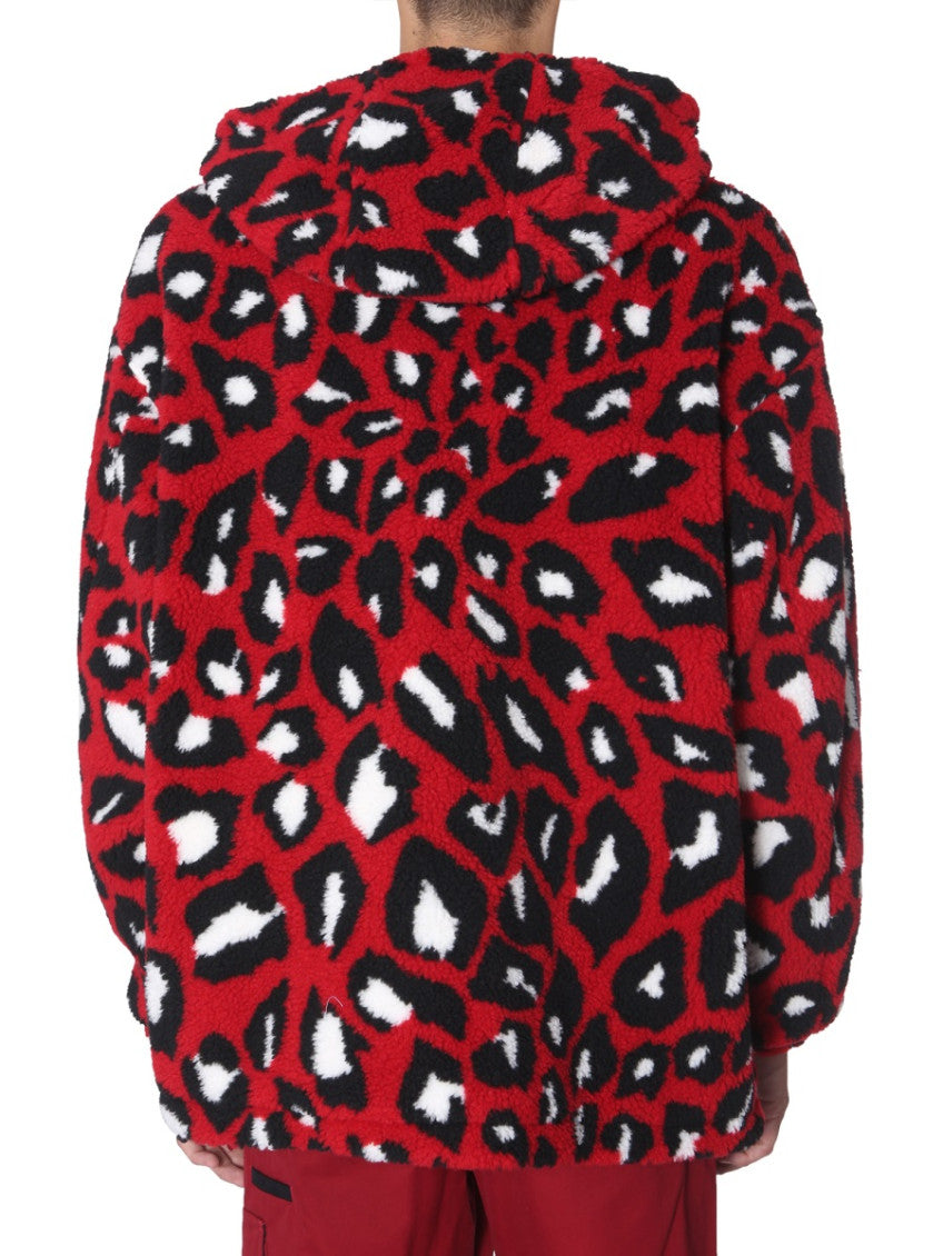 Red Shearling Jacket 3