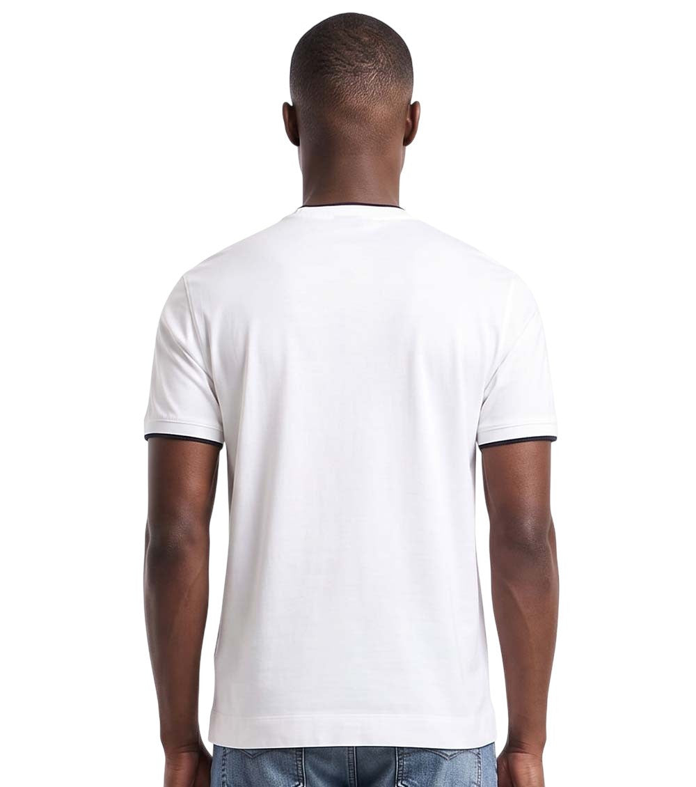 White Crew Neck T-Shirt 3