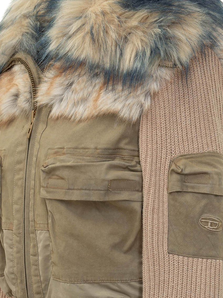 Brown Removable Collar Jacket 4