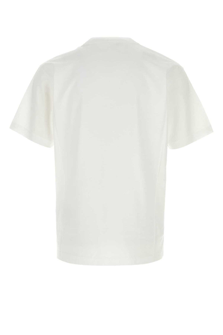 White Crew Neck T-Shirt 2