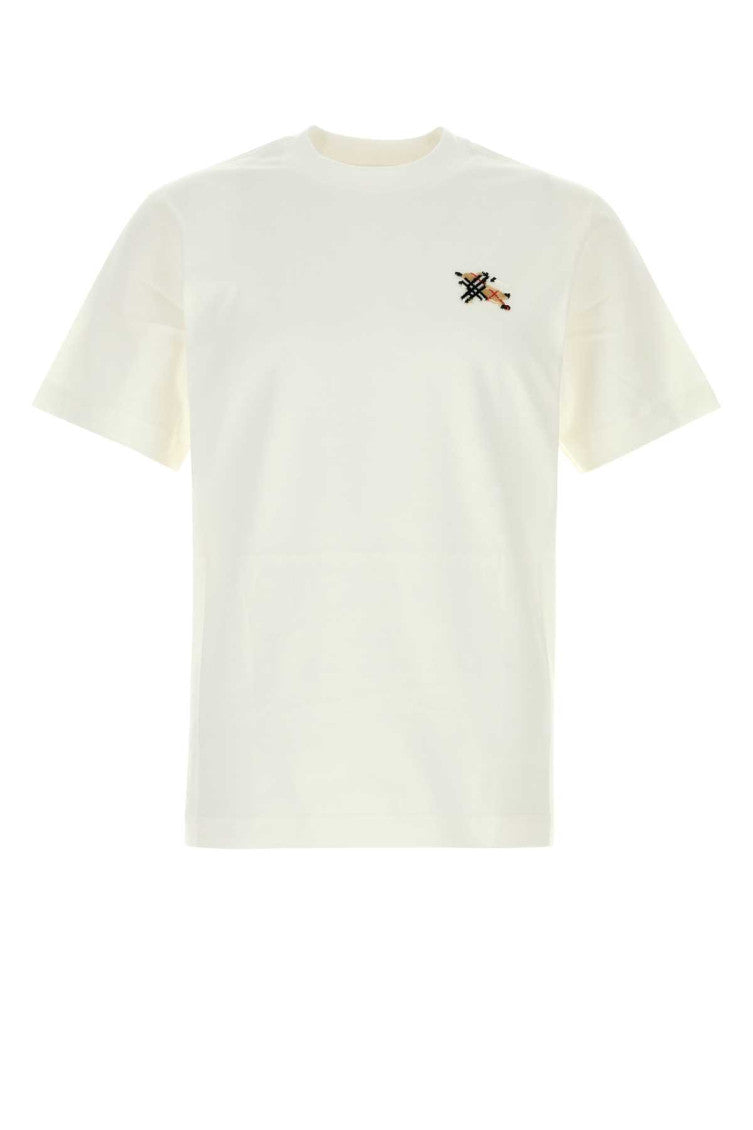 White Crew Neck T-Shirt 1