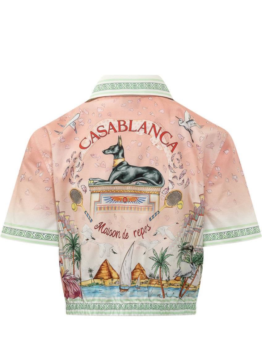 Pink Regular Printed Shirt 2