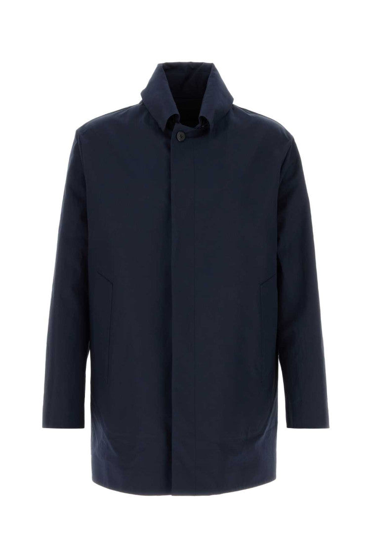 Navy Blue Regular Overcoat 1
