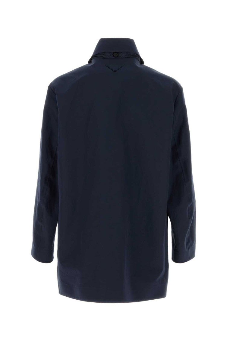 Navy Blue Regular Overcoat 2
