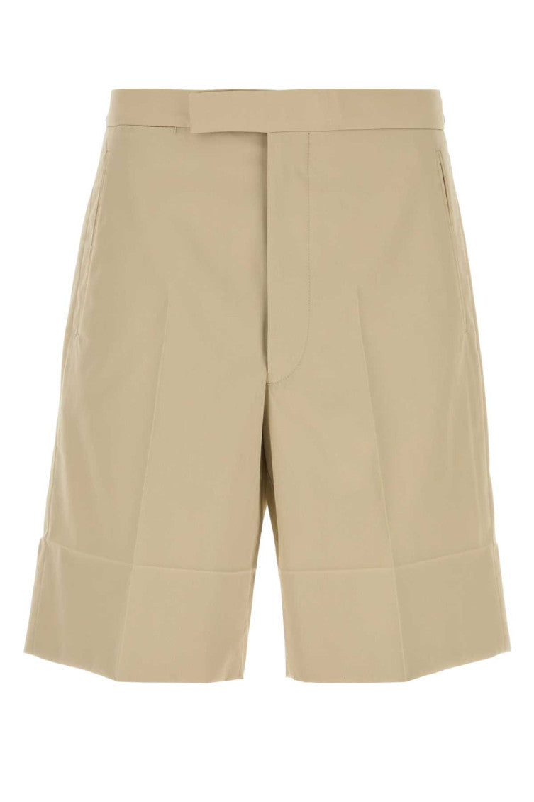Beige Regular Shorts 1