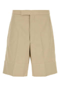 Beige Regular Shorts 1