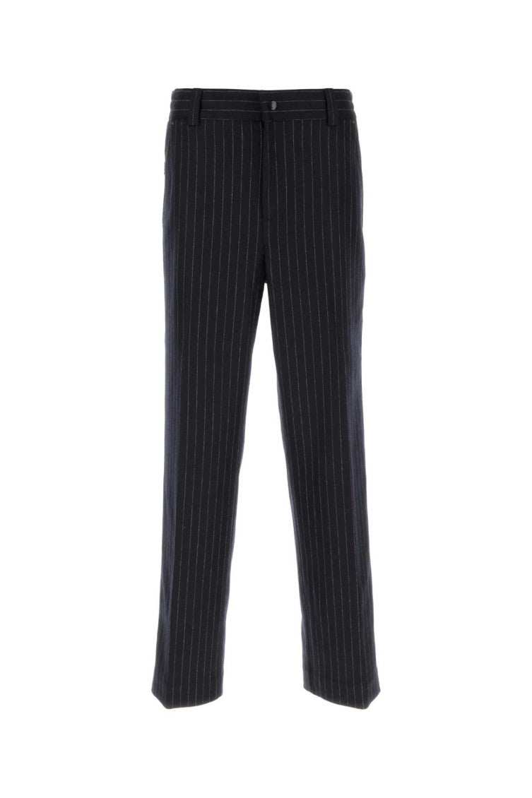 Dark Blue Straight Trousers 1