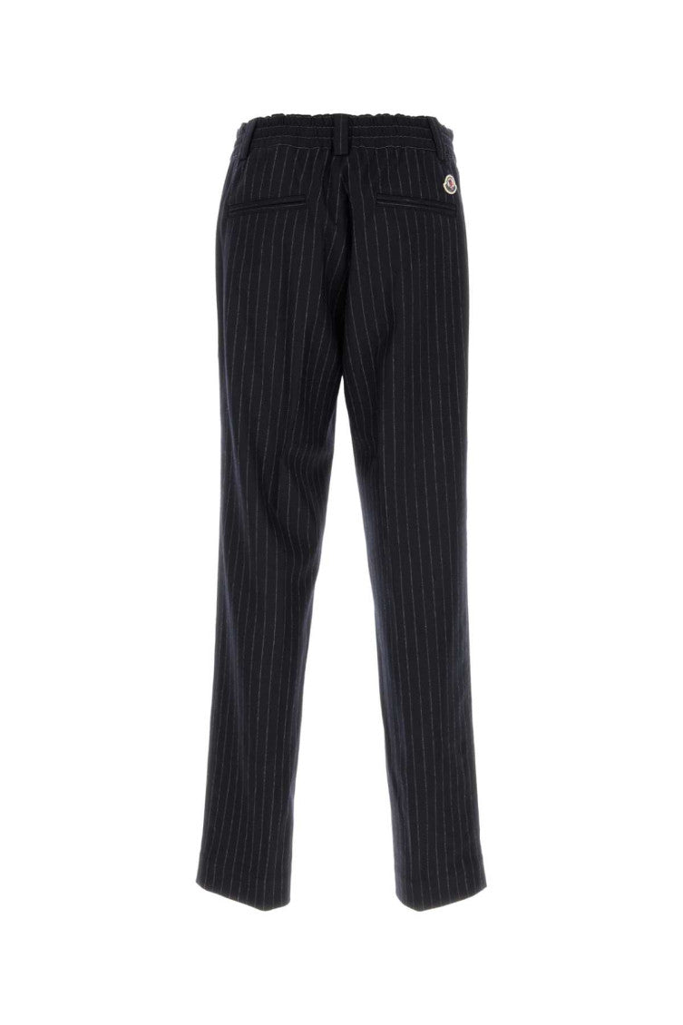 Dark Blue Straight Trousers 2