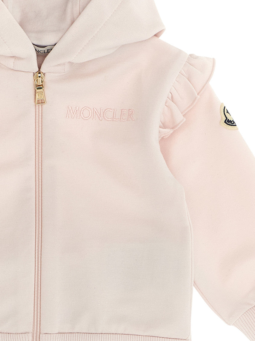 2-Piece Pink Solid Hoodie/Jogger Set (Baby Girls) 4