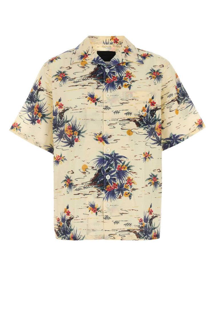 Beige Short Sleeves Shirt 1