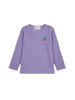 Baby Girls Purple Embroidered T-Shirt 1