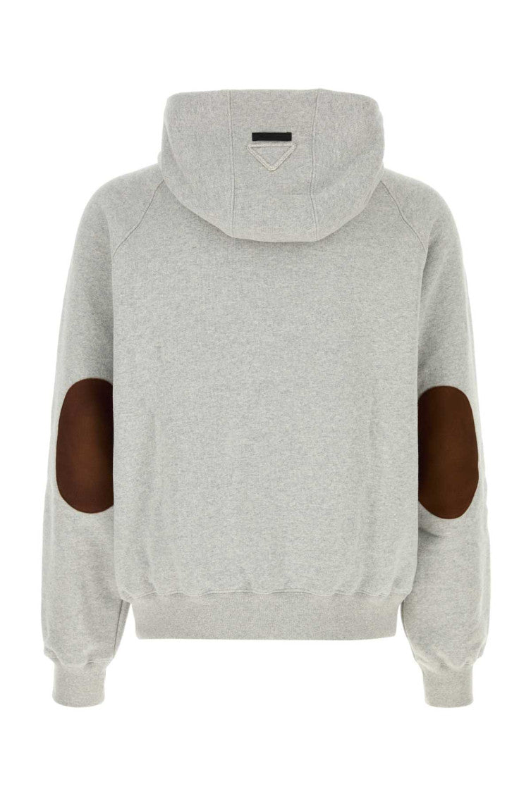 Grey Relaxed Solid Hoodie 2