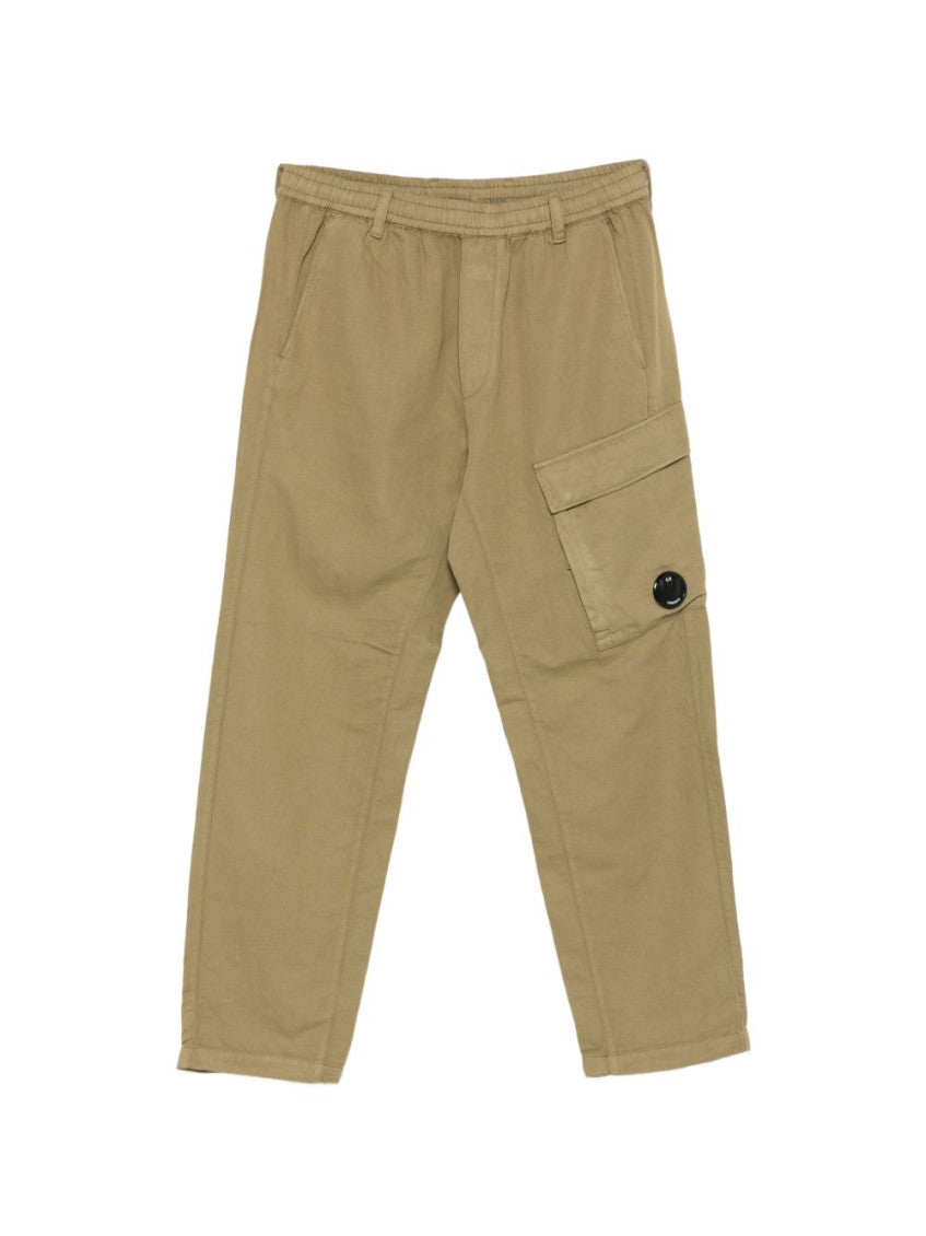 Green Relaxed Cargos Trousers 1