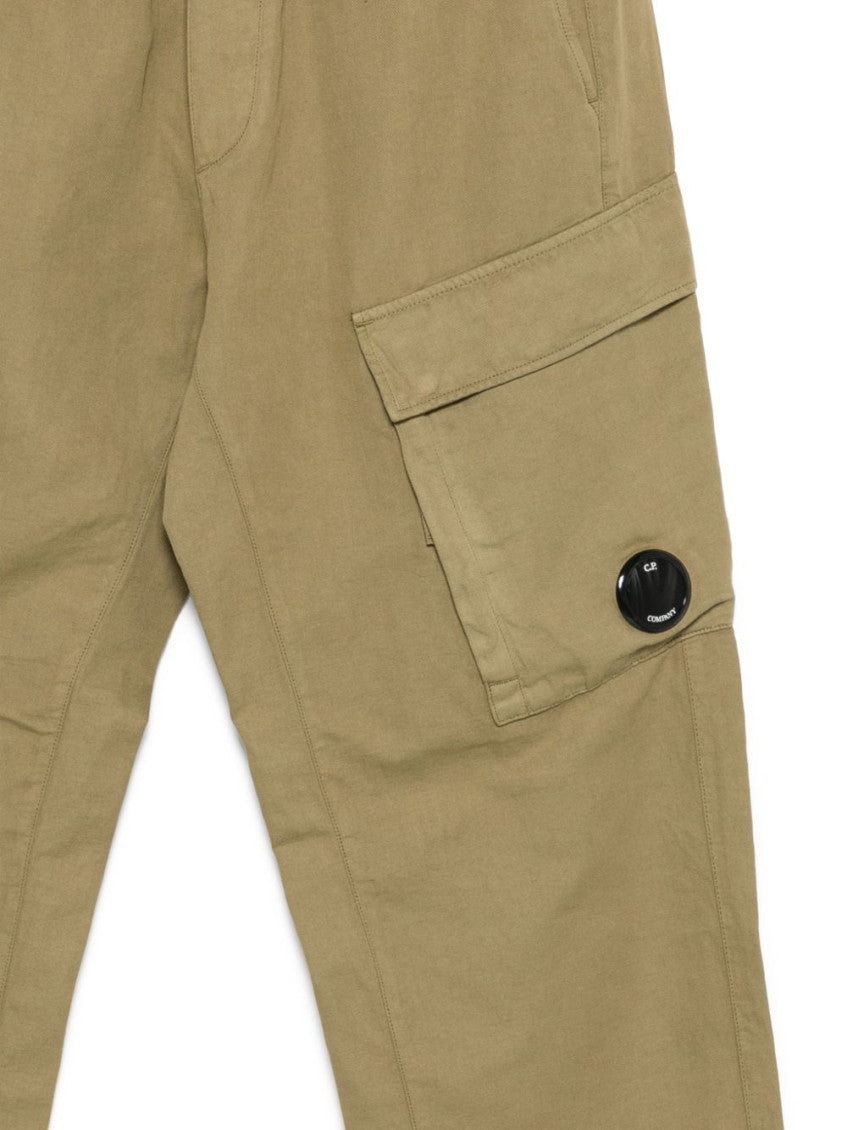 Green Relaxed Cargos Trousers 3