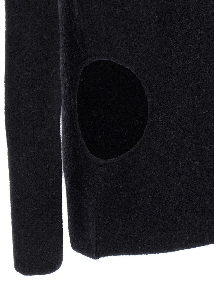 Black 'Subhuman' sweater 4