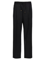 Black Front pleat pants 1
