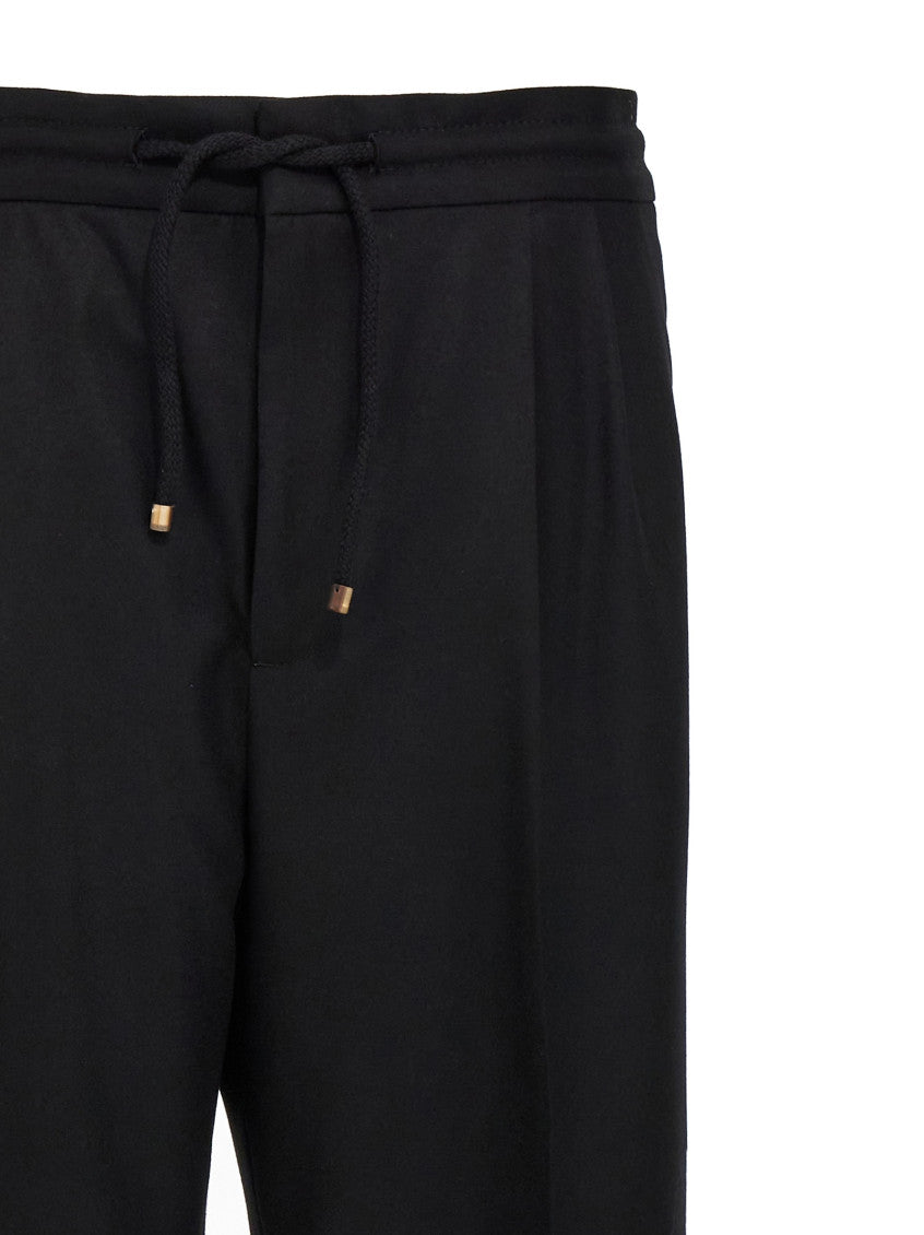 Black Front pleat pants 3