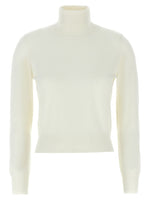 White 'Enriette' turtleneck sweater  1