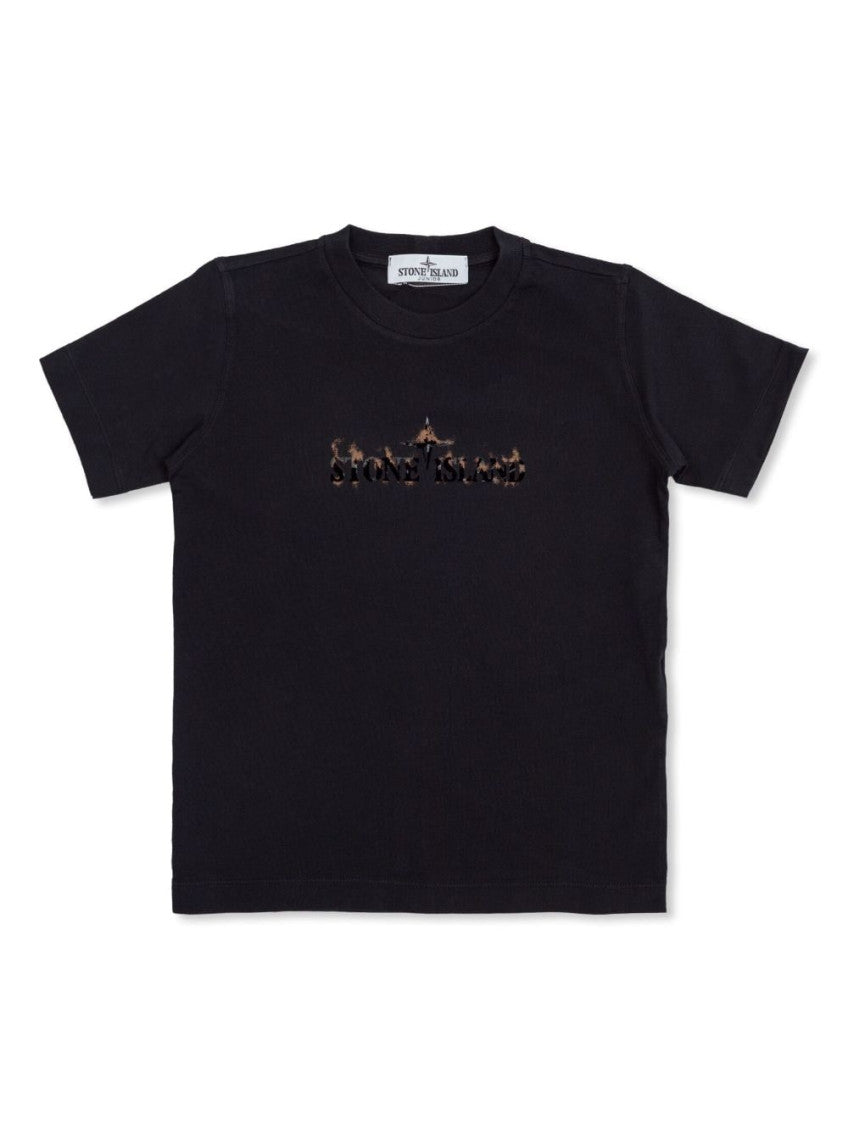 Boys Black Logo T-Shirt 1