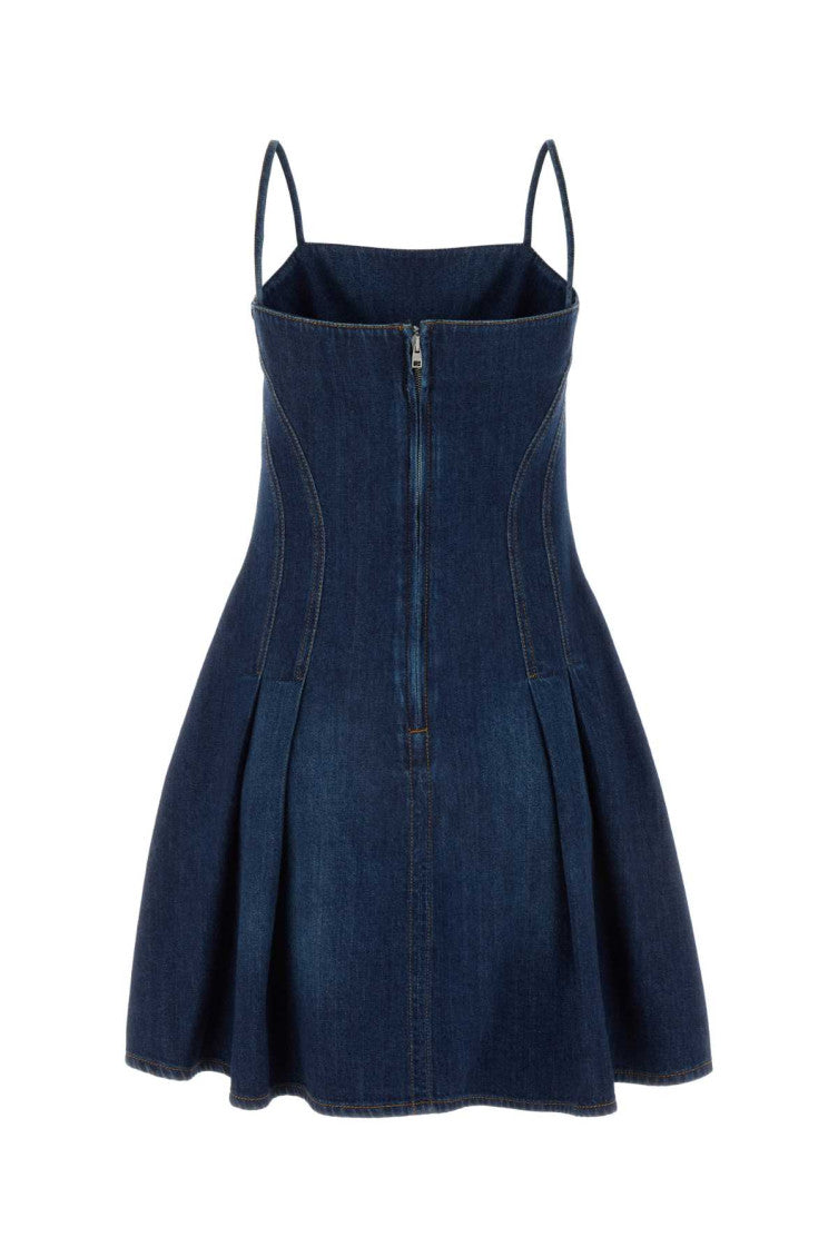 Denim mini dress 2