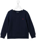 Boys Navy Blue Logo Sweatshirt 1