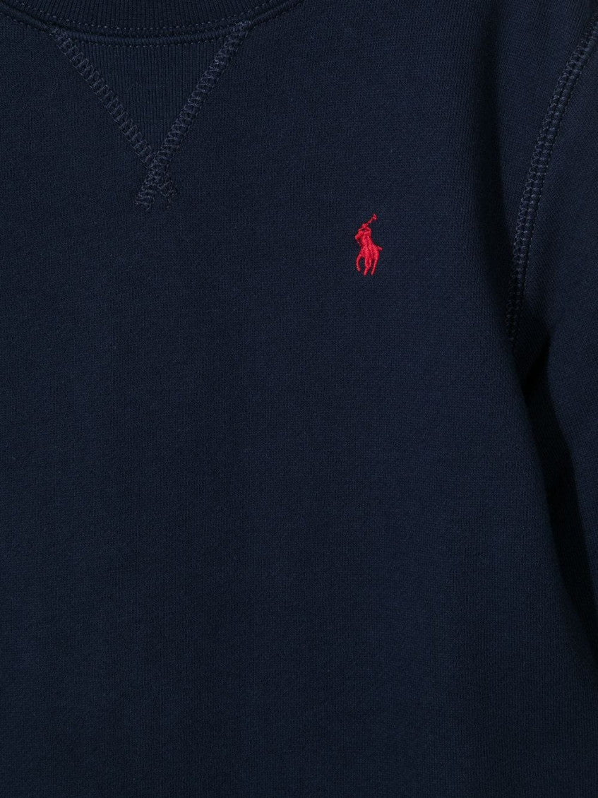 Boys Navy Blue Logo Sweatshirt 3